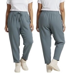 NWT Adore Me Lounge Pants 1X Blue Flowy Fairy Boxy Cozy Breathable